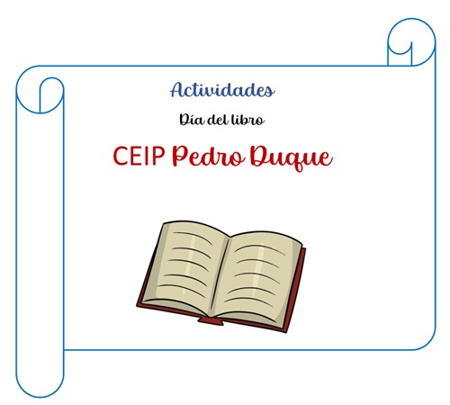 Imagen Actividades Día del libro CEIP Pedro Duque